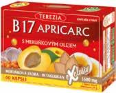 akci také B17 APRICARC 409,- s meruňkovým olejem, 180 kapslí, 819 Kč.