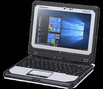 Obrázek 4 Panasonic Toughbook CF 20 [8] Panasonic Toughbook CF 19 Panasonic Toughbook CF 19 je odolný proti otřesům, extrémním teplotám, pádům, polití i prachu.