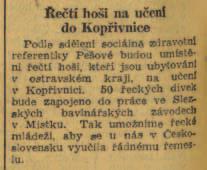 24 [ ] z okna nám dávali něco k pití. Kdo nám dával jest, to vůbec nepamatuju. 47 Druhý transport byl z Mikulova přesunut do Všebořic u Ústí nad Labem.