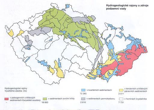 Podzemní vody: Podzemní vody jsou buď prosté (klasické