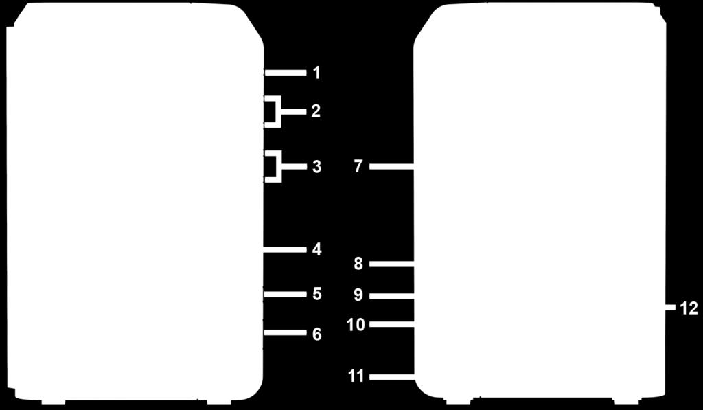 12 Slot zabezpečení pro kabel Kensington Zobrazuje stav systému. Další informace se nacházejí v části Tabulka kontrolek LED. Zobrazuje stav síťového připojení.