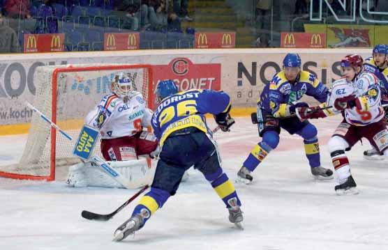 47. kolo Slovan - Sparta 0:3 (0:1, 0:1, 0:1) Ostatní výsledky: Plzeň - Třinec 7:1, Slavia - Litvínov 1:3, Zlín - Pardubice 5:3, Liberec - Znojmo 2:3sn, Vítkovice - K. Vary 2:3sn, Kladno - Č.