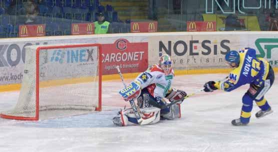 49. kolo Slovan - Třinec 2:6 (2:3, 0:3, 0:0) Naše branky: Čaloun, Zápotočný. Ostatní výsledky: Sparta - K. Vary 3:4pp, Kladno - Litvínov 5:1, Plzeň - Zlín 5:4pp, Č.