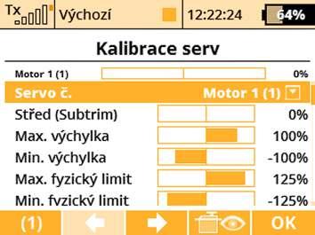 Tlačítkem F4(Uprav) přejdete do rozšířené konfigurace volného mixu a editací položky Spínač přiřadíte ovladač pro aktivaci/deaktivaci mixu.