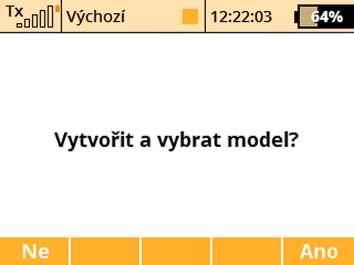 5 Seřízení výstupů přijímače. V posledním kroku nakonfigurujete volný mix z funkce plynu na zvukový modul (zvuk motoru).