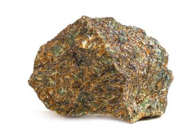 Gabro V porovnání se žulou je gabro méně hojné. Jedná se o tmavou horninu, která má nejčastěji černou barvu ( Obr. 10). Gabro je složeno z živců a tmavých minerálů.