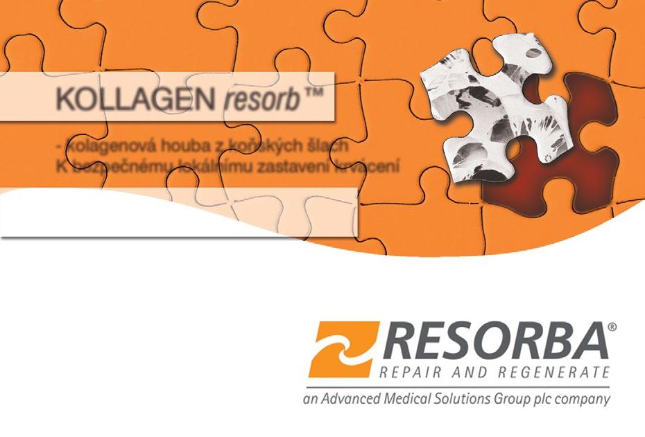 6/2020 Obsah KOLLAGEN resorb - kolagenová houba z koňských šlach K bezpečnému lokálnímu zastavení krvácení GENTA-COLL resorb - kolagenová houba s gentamicinem Homeostáza a antibiotická ochrana před