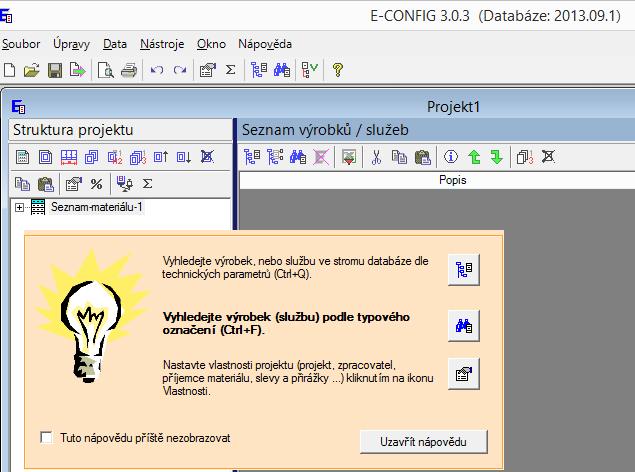 4.5 Rychlý start (nalezení brutto ceny výrobku, vytvoření cenové nabídky, ) A) Jak nalézt brutto cenu nějakého výrobku Zadání: máme najít brutto cenu jističe s typovým označením NZMN2-A160. 1.