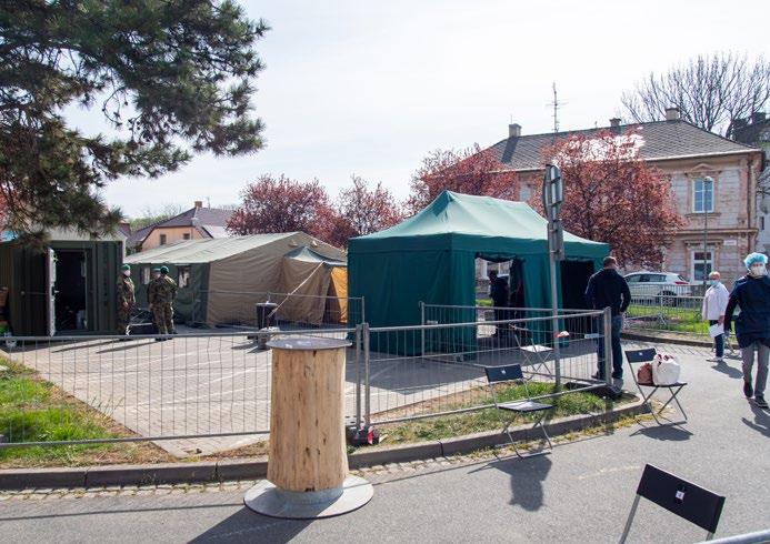 FN Olomouc zajistila plošné testování logisticky i personálně Plošné