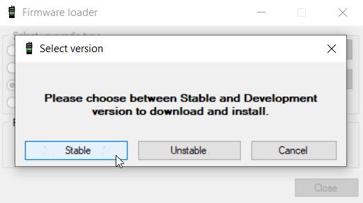 LCD. Pokud jste aktualizovali firmware, vypněte rádio a zapněte jej normálně.