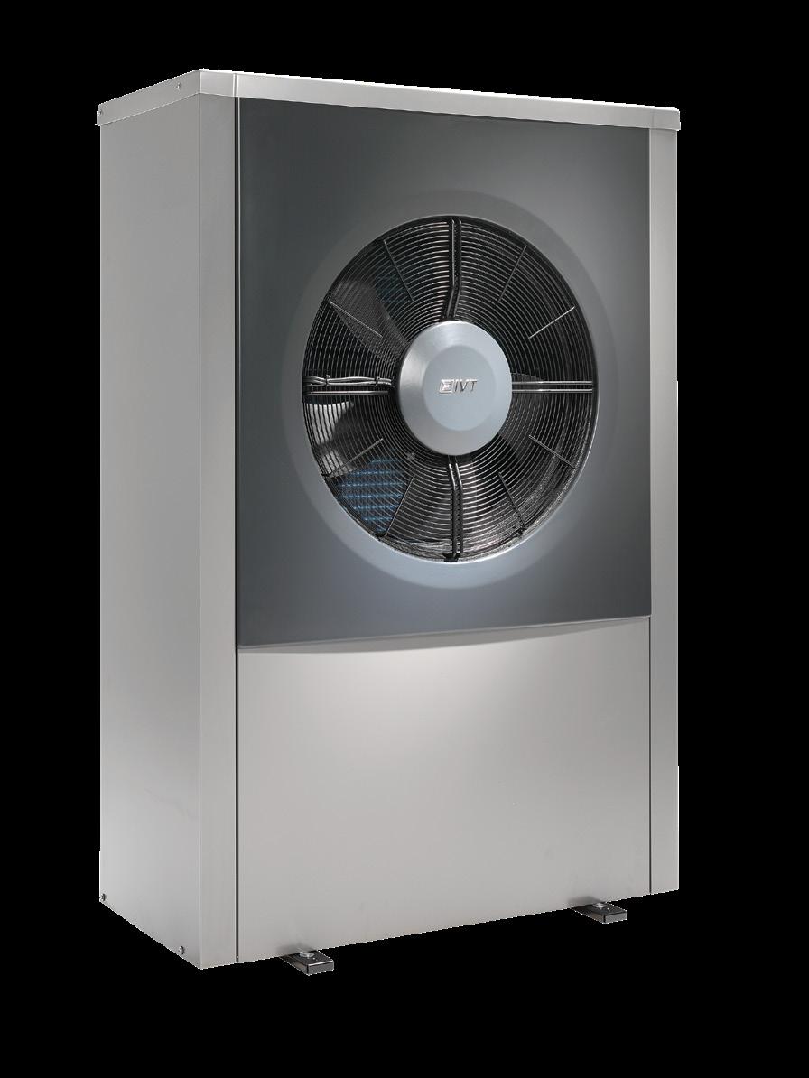 IVT AIR X vzduch/voda Vhodné do maximální tepelné ztráty 22 kw (v kaskádě do 80 kw) Plynule řízený výkon kompresoru Provedení MONOBLOK, propojení vodním okruhem Možnost využití jako klimatizace v