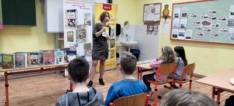 duben 2022 Vratimovské noviny Učitelka, nebo spisovatelka? I když se to zdá zcela nemožné, realita nás přesvědčila o opaku. Do naší školy zavítala velmi zajímavá osobnost.