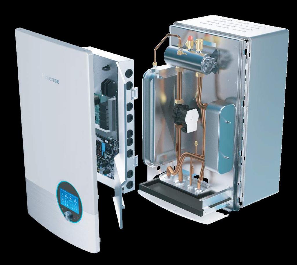 Split Jednotka HiTherma Split je systém tepelného čerpadla vzduchvoda, ve kterém jsou vnitřní a venkovní jednotka oddělené.