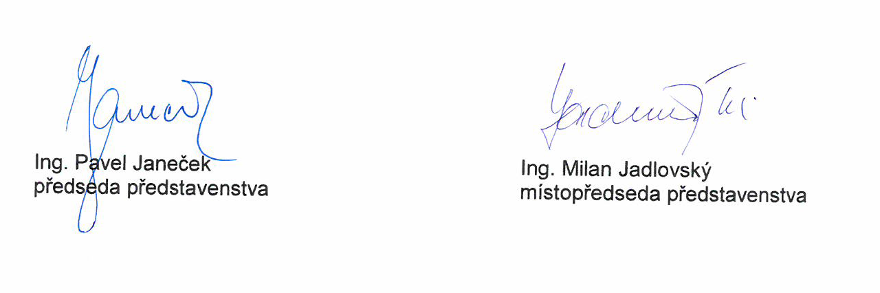 IX. ÚDAJE O OSOBÁCH ODPOVĚDNÝCH ZA VÝROČNÍ ZPRÁVU A OVĚŘENÍ ÚČETNÍ ZÁVĚRKY Ing. Pavel Janeček, předseda představenstva společnosti Pražská plynárenská, a. s., a Ing.