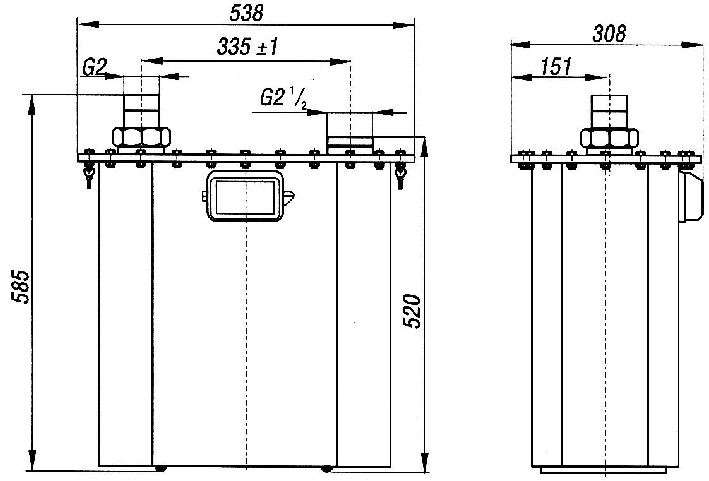 65 C podle EN59 = 4 m /h =,5 m /h = 5 m /h V = dm Pmax =, bar dm /h kg do, bar Snímač impulsů (impuls