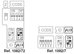 Pro správnou funkci systému je třeba dodrţet následující: kaţdý vstupní panel v systému musí mít jednoznačný a unikátní kód nastavený pomocí přepínačů na 1, 2 nebo 3 (ID vstupního panelu) Master