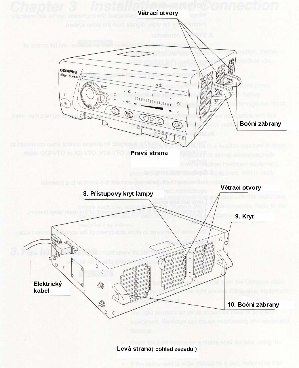 OLYMPUS XENONOVÝ VISERA