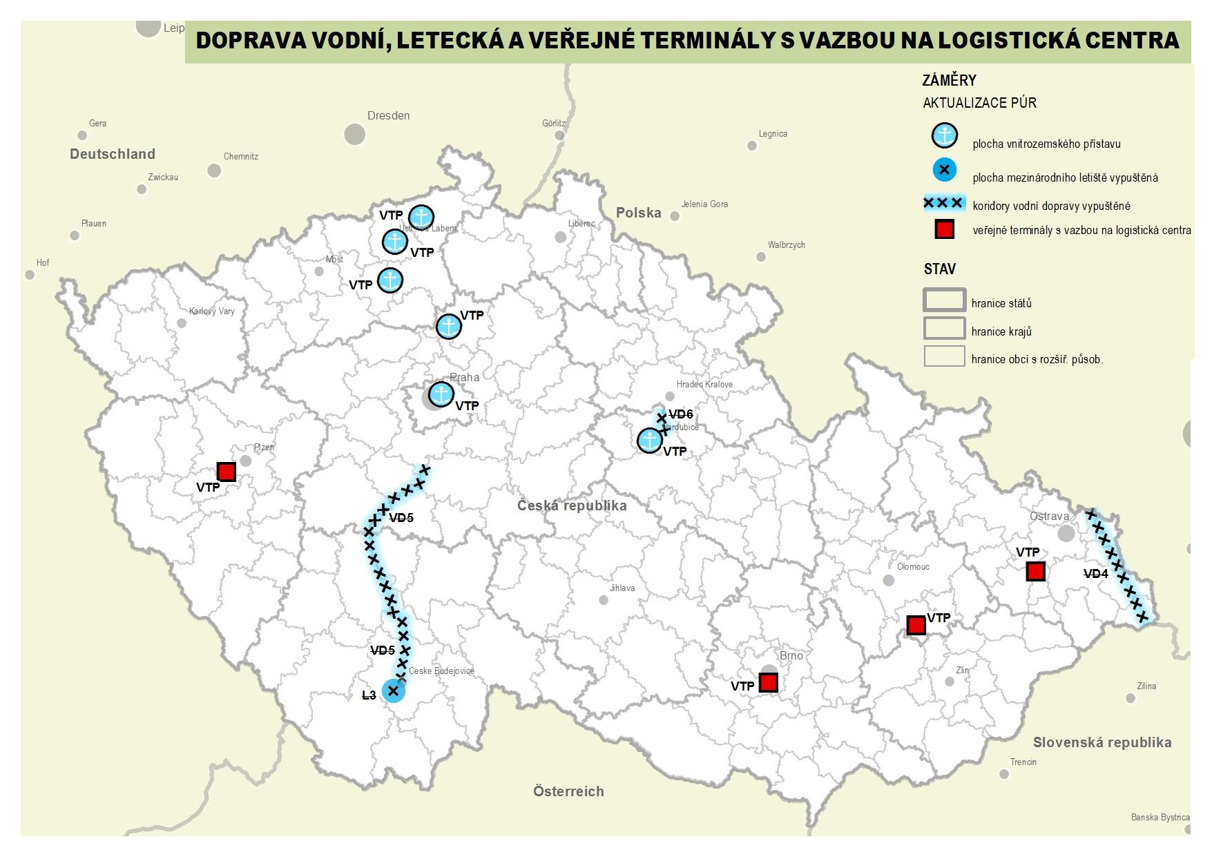 206. Ve schématu 6 se původní název nahrazuje názvem Doprava vodní, letecká a veřejné