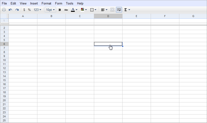 4.2 Tabulky - Spreadsheet Tabulky v Google jsou vlastně ekvivalentem tabulkových procesorů v lokálních aplikacích tedy něco jako Excel od Microsoftu či Open Office Calc.