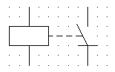 Různé Statické spínače Miscellaneous symbols Static switches S00376 Statický spínač, obecná značka Zde s polovodičovým kontaktem Static switch, general symbol Shown with semiconductor make contact