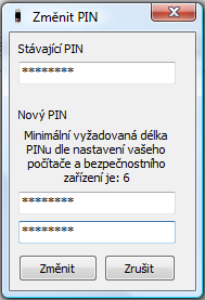 Informace o práci s certifikáty a další funkcionality, které nabízí SW Klíčník, naleznete v dokumentaci k této utilitě. Dokumentace je součástí této instalace.