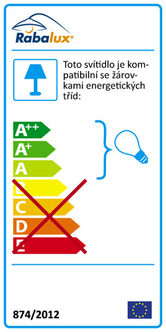 Který typ bianco energetického štítku pøiøadit ke 4svítidlu? 1.1./ Na toto svítidlo mùete pouít jakoukoliv árovku.