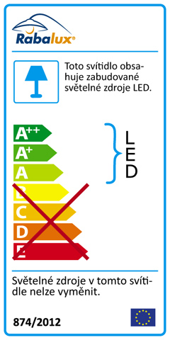 2.1./ Toto svítidlo obsahuje LED árovky, LED zdroje se nedají vymìnit.