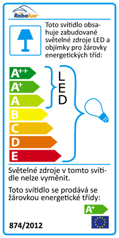 3.2./ Toto svítidlo obsahuje LED árovky, LED zdroje se nedají vymìnit.