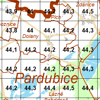 částí ČR. Největší znečišťovatelé jsou Paramo, a.s., Synthesia, a.s, elektrárna Opatovice, elektrárna Chvaletice apod.