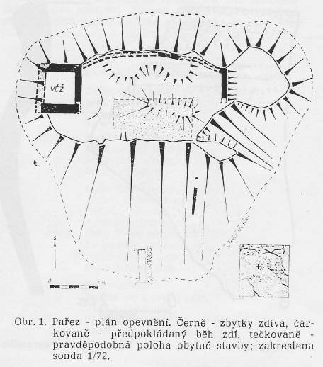 1972 jediný archeologický výzkum provedený tehdejšími pracovníky