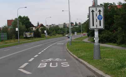 BUS + CYKLO (+TAXI) PRUHY vyhrazené jízdní pruhy jsou opatřením preference veřejné dopravy a integrace cyklodopravy vyhrazeny pro autobusy veřejné dopravy a jízdní kola, resp.