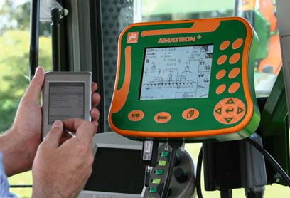 Ovládání GPS-Switch pro terminál AMATRON+ Automatické spínání jednotlivých částí ramen GPS-Switch pro terminál AMATRON+ Tento nový palubní