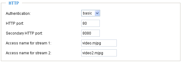 7.4.2 HTTP Pokud chcete využívat HTTP autentifikaci, přesvědčte se, že m{te nastavení heslo administr{tora root, viz kapitola Zabezpečení.