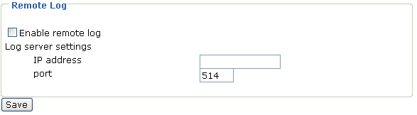 7.14 System log (Logy systému) Tato kapitola popisuje, jak nastavit odesíl{ní logů (z{znamů o činnosti kamery) na externí server, například