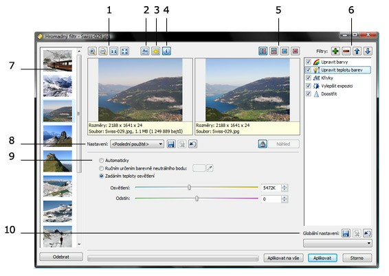 Stín Při vkládání obrázku/textu pomocí nástroje pro vložení obrázku/textu lze editační vrstvě nastavit stín. Dialogové okno pro nastavení parametrů stínu lze vyvolat kliknutím na tlačítko Stín.