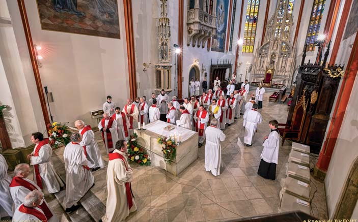 350 LET DIECÉZE Zakončení jubilea se zúčastnili naši i zahraniční biskupové, foto: Roman Albrecht, projekt Člověk a víra musí vždy předcházet vyznání naší skutečné a pravdivé lásky ke Kristu.