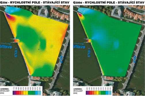 pole v podjezí s vodní elektrárnou 10