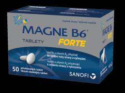 Magne B6 FORTE přehled produktu Magne B6 Forte stick pack Magne B6 Forte - tablety Minimální trvanlivost 36 měsíců 24 měsíců Doporučené dávkování 2 sáčky / den 2 tablety / den % DDD v denní dávce Mg