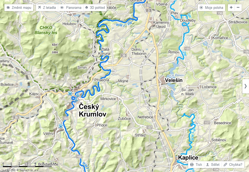 Letní mapa kam za kvalitním koupáním Společně s poslední úpravou vzhledu byla na Mapy.cz přidána i nová letní vrstva. Ta udělá radost především vodákům a fanouškům vodních sportů.