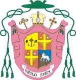Osobním znakem otce biskupa je čtvrcený štít: V prvním a čtvrtém poli je znak apoštolského exarchátu.