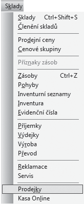 Volbou Používat v ostatních agendách určíte, že zvolená forma úhrady bude nabízena i v ostatních agendách.