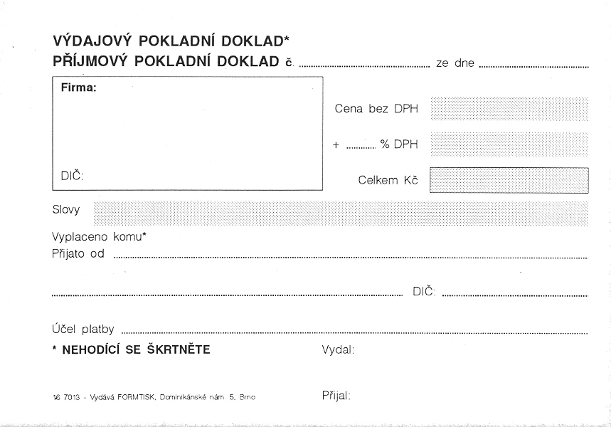 5. Bankovní výpisy Jsou doklady, kterými banka informuje klienty o pohybu peněz na účtu.