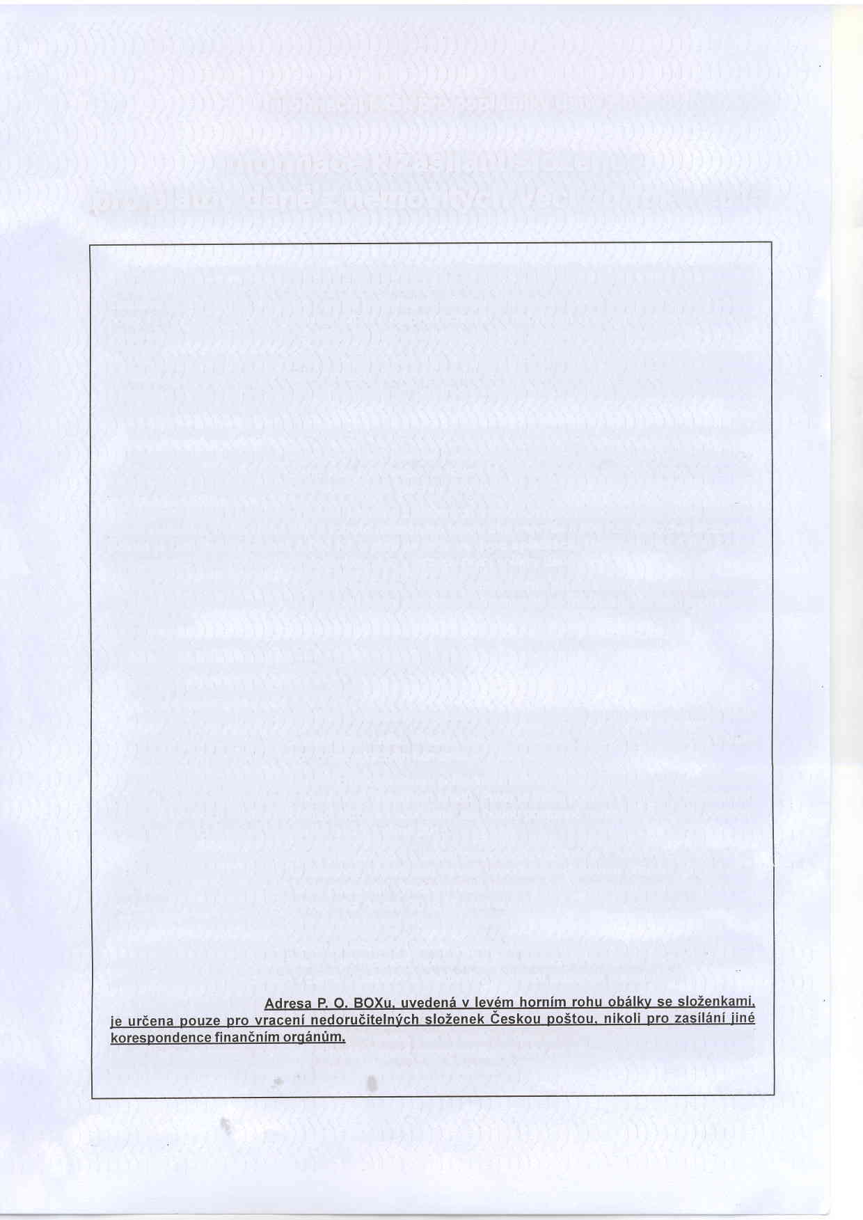 Informadnf letsk pro poplatniky dan6 z nemovitfch v6ci lnformace k zasil6ni slozenek pro platby dan6 z nemovitich v6ci roku 2015 SloZenky pro placeni dan6, z nemovitfch v6ci jsou ve v6t5ine piipad&