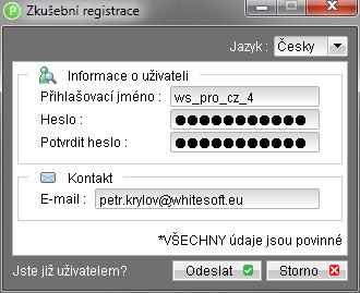 VYTVOŘENÍ POČÁTEČNÍ ZÁLOHY V APLIKACI WHITESTORE PRO Po instalaci zálohovací aplikace Whitestore Pro zadejte nové