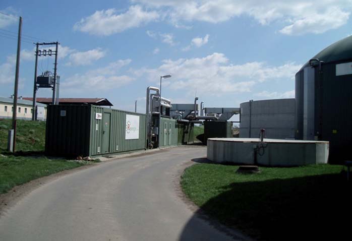 Bioplynová stanice se skládá ze dvou paralelně provozovaných
