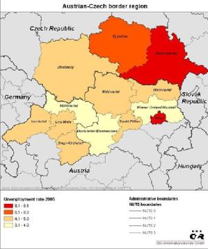 900-4,7-19,5 - - Weinviertel 2 700-4,6-42,1 - - Wiener Umland-Nordteil 5 200-3,7-40,5 - - Sankt Pölten 3 300-4,7-22,2 - - Dolní Rakousko 32 600 16 600 4,3 4,8 42,4 61,2 27,0 Vídeň 72 400 29 400 9,1