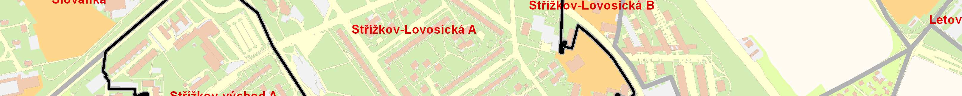 Střížkov-Lovosická A, C - Střížkov-východ