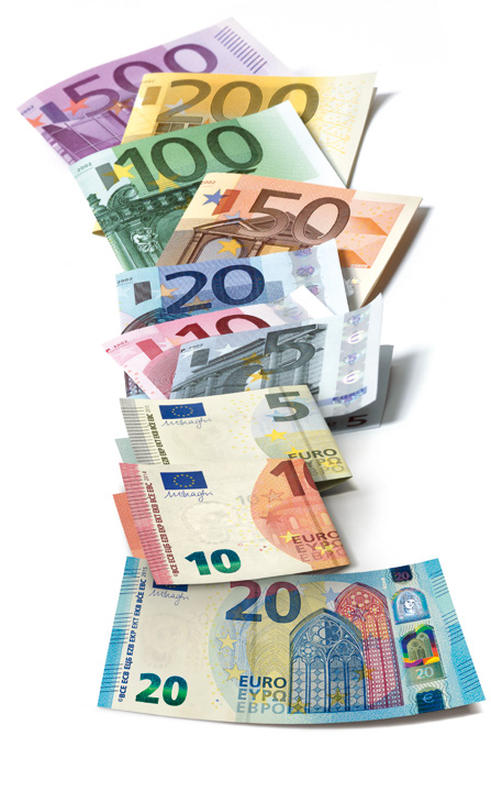 HLAVNÍ ÚDAJE O SÉRII EUROPA Bankovky série Europa obsahují nové a zdokonalené ochranné prvky, které poskytují větší ochranu proti padělání.