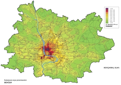 B1 OVZDUŠÍ / AIR Obr. B1.5.2 Benzen vývoj prùmìrných roèních koncentrací, 2002 2010 Benzene course of average yearly concentration, 2002 2010 SOUÈASNÝ STAV CURRENT STATE -3 IH r (µg.