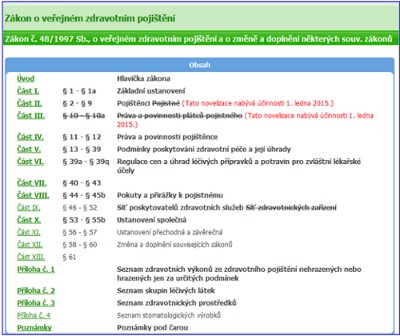 Drobné změny v rozsahu celého zákona. 21.2. - Zákon o veřejném zdravotním pojištění - novelizován Do zákona č.